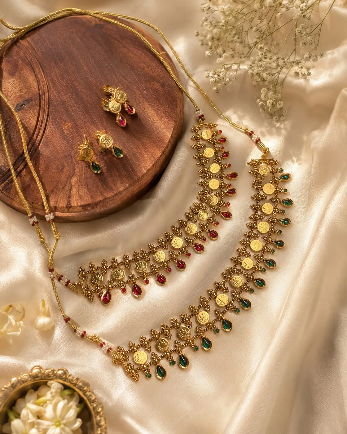 Eka Varsha Ratna Coin Necklace
